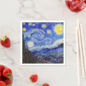 Serviette En Papier Gogh , “Starry Night” (En situation)