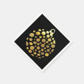 Serviette En Papier Gold bauble (Coin)