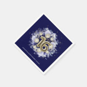 Serviette En Papier Gold Foil Sweet 16 Anniversaires Ballons Party Roy (Coin)