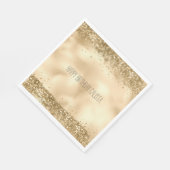 Serviette En Papier Gold Glitz Parties scintillant Sparkle Confetti (Coin)
