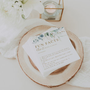 Serviette En Papier Gold Green Eucalyptus Trivia Fun Fun Fun Fun Maria