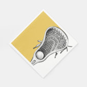 Serviette En Papier Gold Lacrosse Sports (Coin)