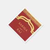 Serviette En Papier Gold Marigold Flower Mundap Canopy Arch Mariage (Coin)