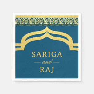 Serviette En Papier Gold Marigold Flower Mundap Canopy Arch Mariage