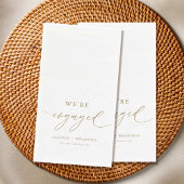 Serviette En Papier Gold Nous sommes engagés dans la partie Engagement