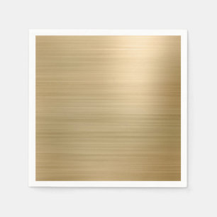 Serviette En Papier Gold Party