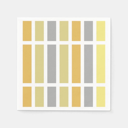 Serviette En Papier Gold Silver Bronze Metal Hues (Devant)