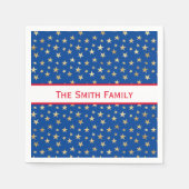 Serviette En Papier Gold Star (Devant)