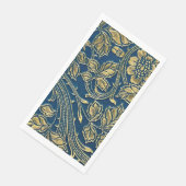 Serviette En Papier Golden Blossom Elegance  (Coin)