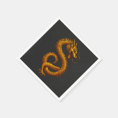 Serviette En Papier Golden Dragon (Coin)