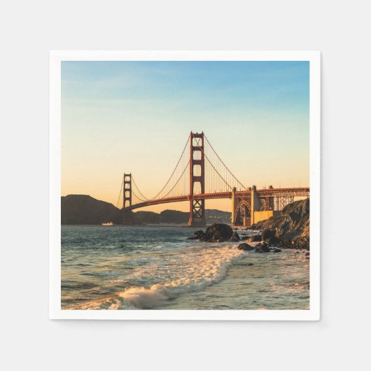 Serviette En Papier Golden Gate Bridge, San Francisco (Devant)
