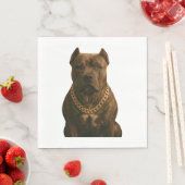 Serviette En Papier Golden Retriever (En situation)