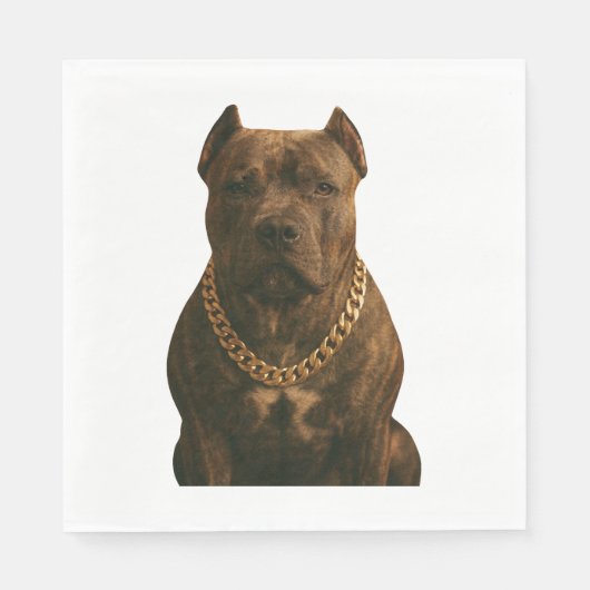 Serviette En Papier Golden Retriever (Devant)