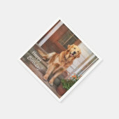 Serviette En Papier Golden Retriever (Coin)