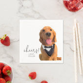 Serviette En Papier Golden Retriever chien animal Mariage boisson Napk (En situation)