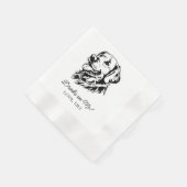 Serviette En Papier Golden Retriever Chien Boissons Personnalisées Sur (Coin)