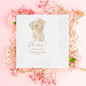 Serviette En Papier Golden Retriever Chien Chefs Personnalisés serviet