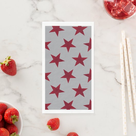 Serviette En Papier Golden Stars Motif 11 (En situation)