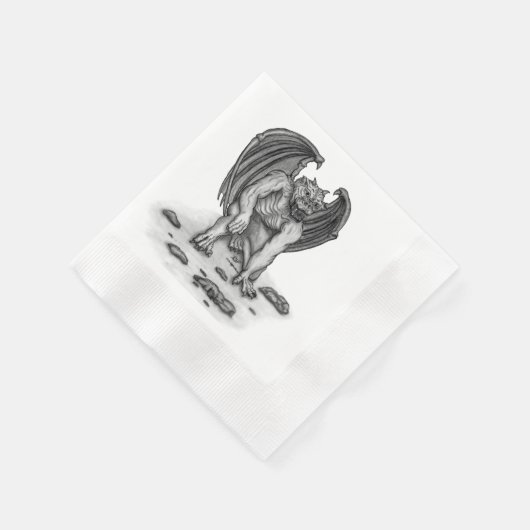 Serviette En Papier Golem Gargoyle (Coin)