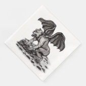 Serviette En Papier Golem Gargoyle (Coin)
