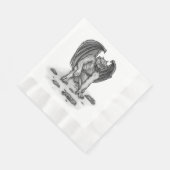 Serviette En Papier Golem Gargoyle (Coin)