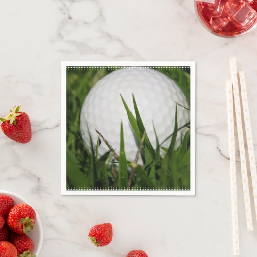Serviette En Papier Golf (En situation)