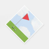 Serviette En Papier Golf (Coin)