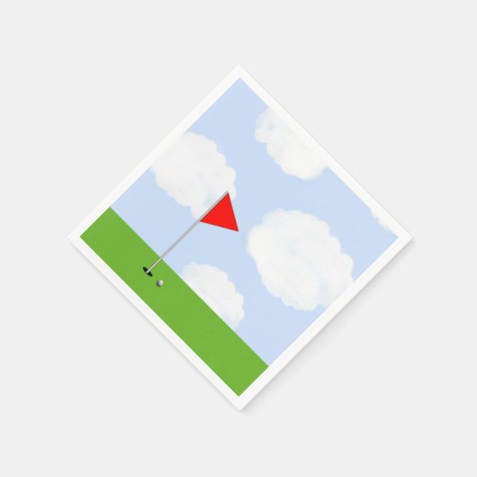 Serviette En Papier Golf (Coin)