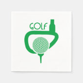 Serviette En Papier Golf (Devant)