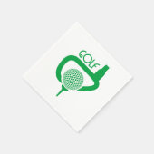 Serviette En Papier Golf (Coin)