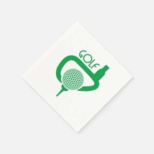 Serviette En Papier Golf (Coin)