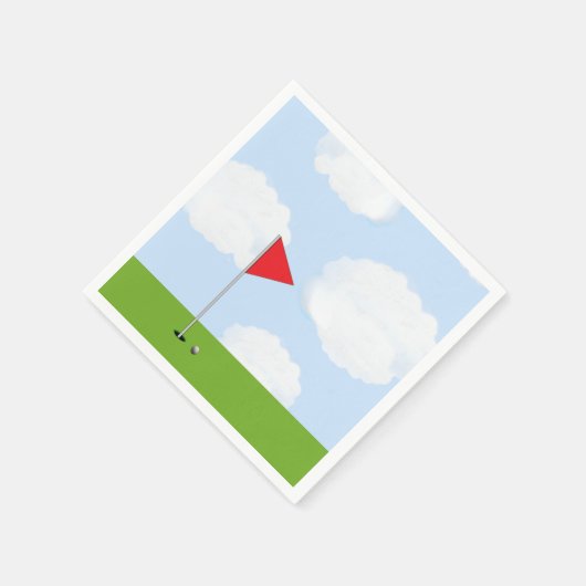 Serviette En Papier Golf (Coin)