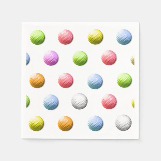 Serviette En Papier Golf (Devant)