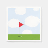 Serviette En Papier Golf (Devant)