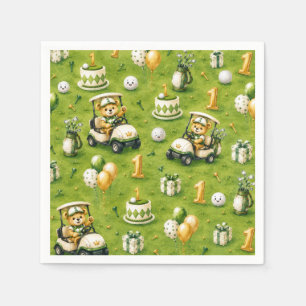 Serviette En Papier Golf 1er Anniversaire
