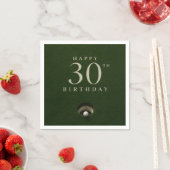 Serviette En Papier Golf 30e anniversaire Par tee (En situation)
