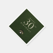 Serviette En Papier Golf 30e anniversaire Par tee (Coin)