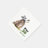 Serviette En Papier Golf 30e anniversaire Par tee trente (Coin)
