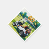 Serviette En Papier Golf 60e anniversaire Par tee Golfer Party (Coin)