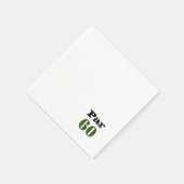 Serviette En Papier Golf 60e anniversaire Par tee Golfer Party (Coin)