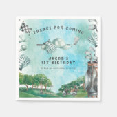 Serviette En Papier Golf à thème Anniversaire (Devant)