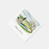 Serviette En Papier Golf avec thème mariage pour golfeurs (Coin)