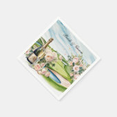 Serviette En Papier Golf avec thème mariage pour golfeurs (Coin)
