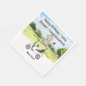 Serviette En Papier Golf baby shower / Anniversaire / félicitations (Coin)