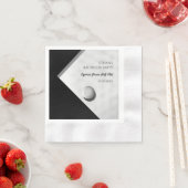 Serviette En Papier Golf Bachelor Party - Golf trip Classic Stylish (En situation)