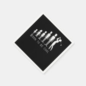 Serviette En Papier Golf Born To Be Cool Golf Player Sport Poison (Coin)