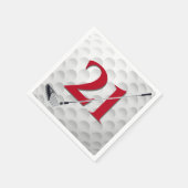 Serviette En Papier Golf Club 21e anniversaire (Coin)
