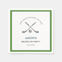 Golf "Dernière balançoire avant l'anneau" Bachelor