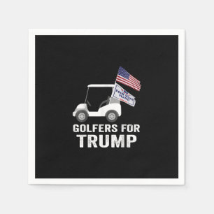 Serviette En Papier Golf des partisans de Trump 2020