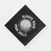 Serviette En Papier Golf drôle (Coin)